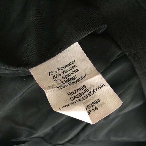 J. Crew Fluted Mini Skirt Double Crepe Black Size 00 - Picture 4 of 6